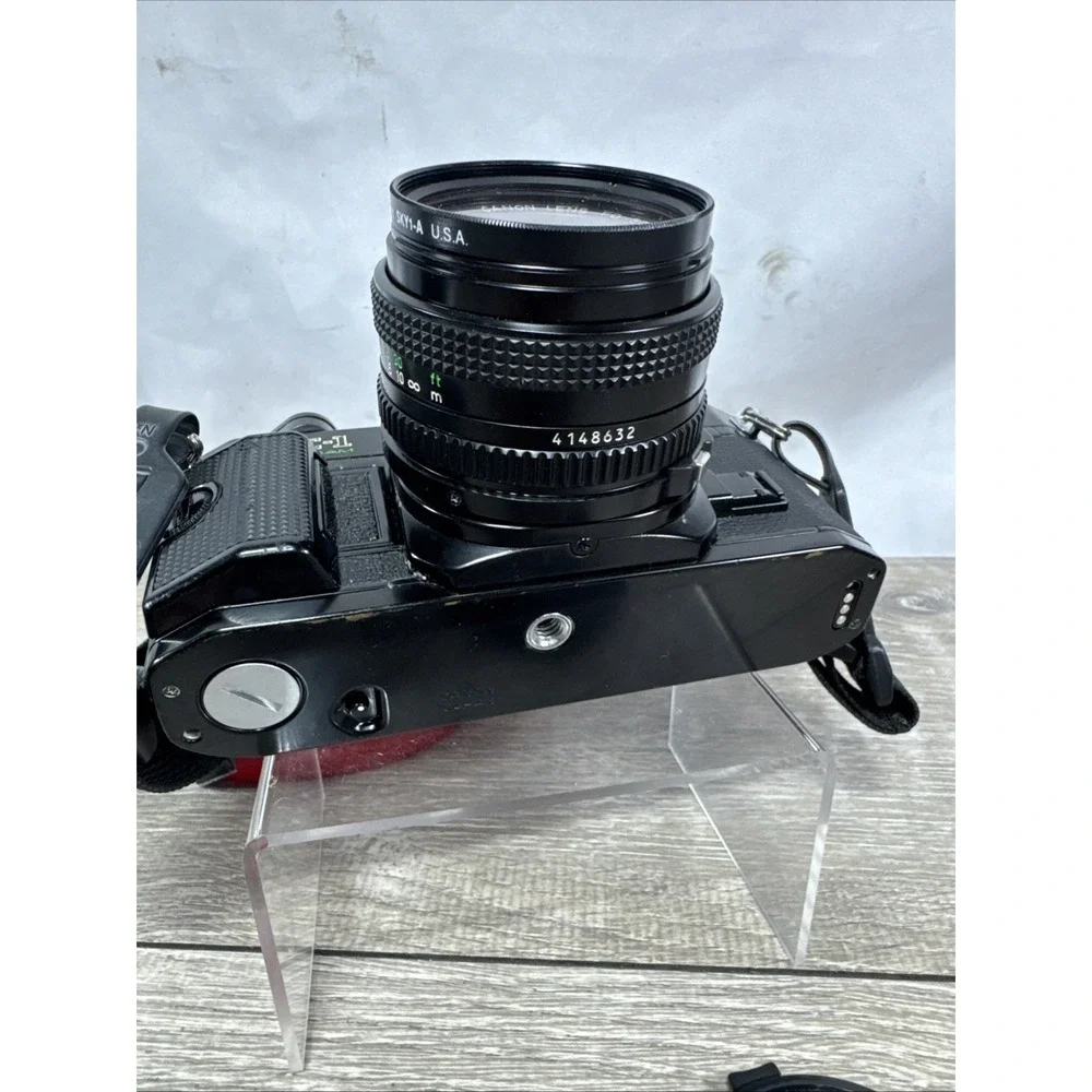 Canon AE-1 PROGRAM  BLack 35mm SLR Film Camera New FD 50mm f/1.4 Japan